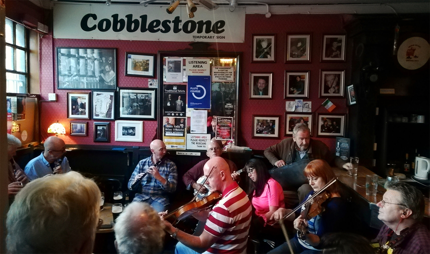 Pubs em Dublin: The Cobblestone 