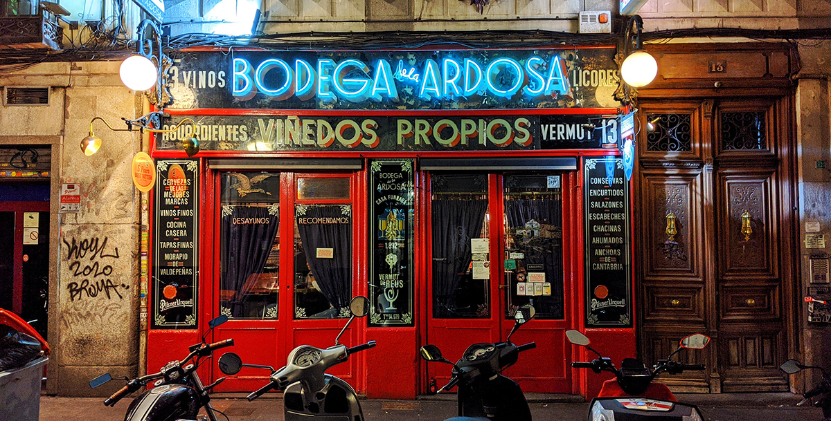 Dicas onde comer beber Madrid: Bodega de la Ardosa 